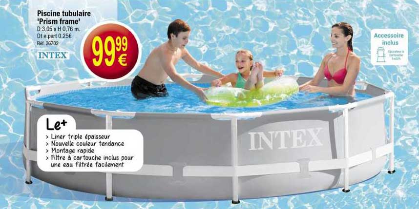 piscine tubulaire prism frame