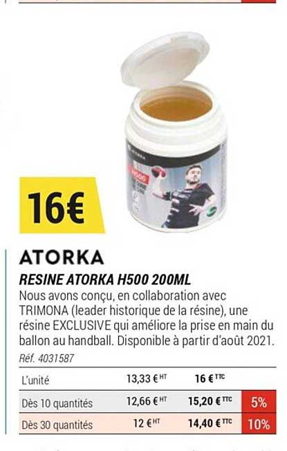 résine atorka h500 200ml