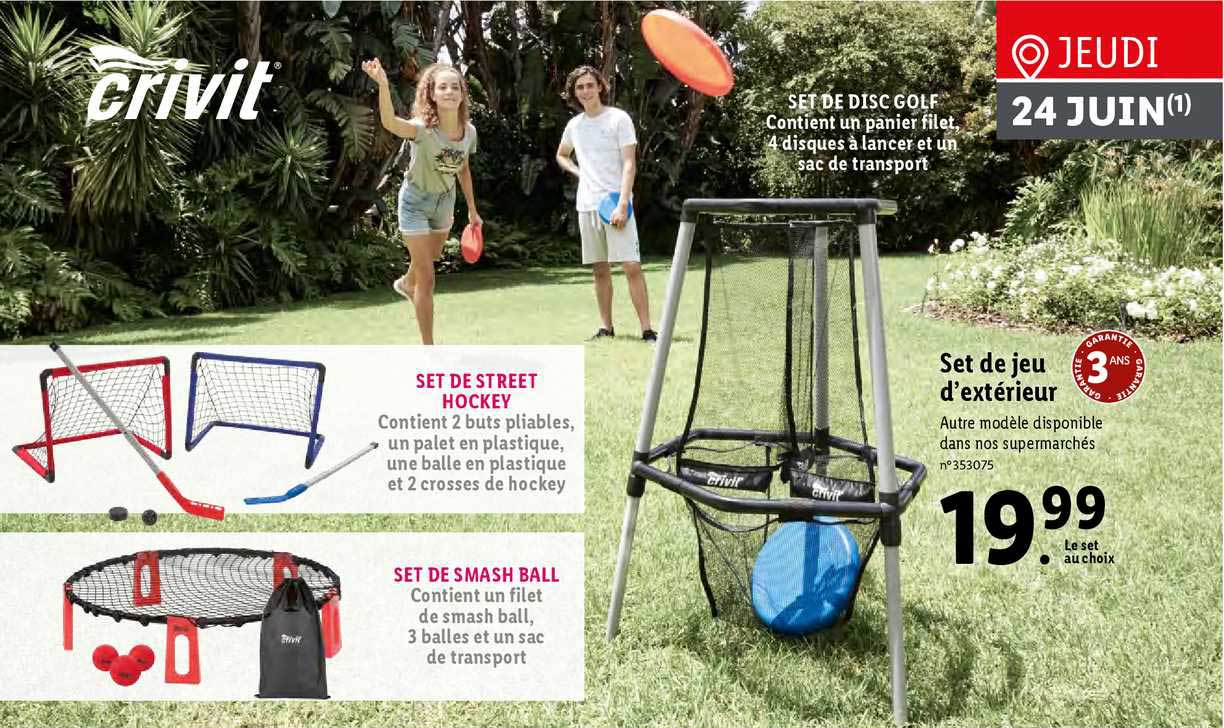 set de jeu d'exterieur