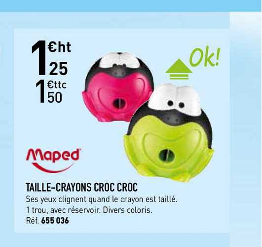 taille-crayons croc croc maped