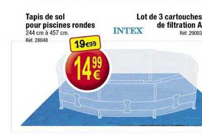 tapis de sol pour piscines rondes