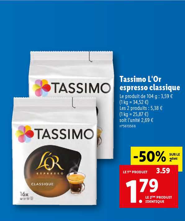 Tassimo L'or Espresso Classique