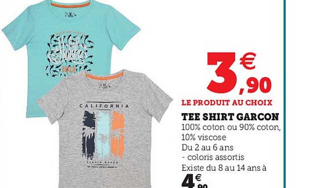 tee-shirt garçon
