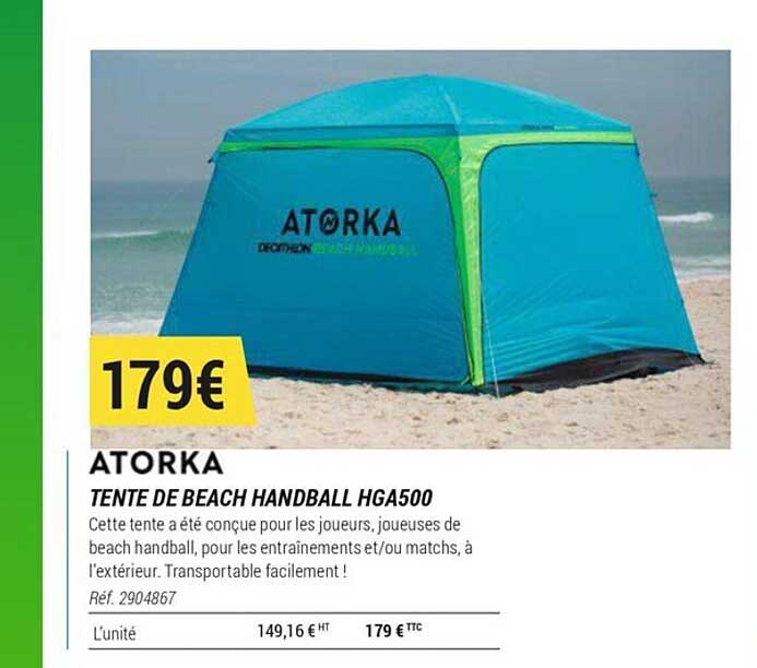 tente de beach handball hga500 atorka