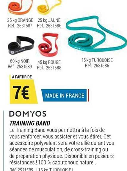 training band domyos