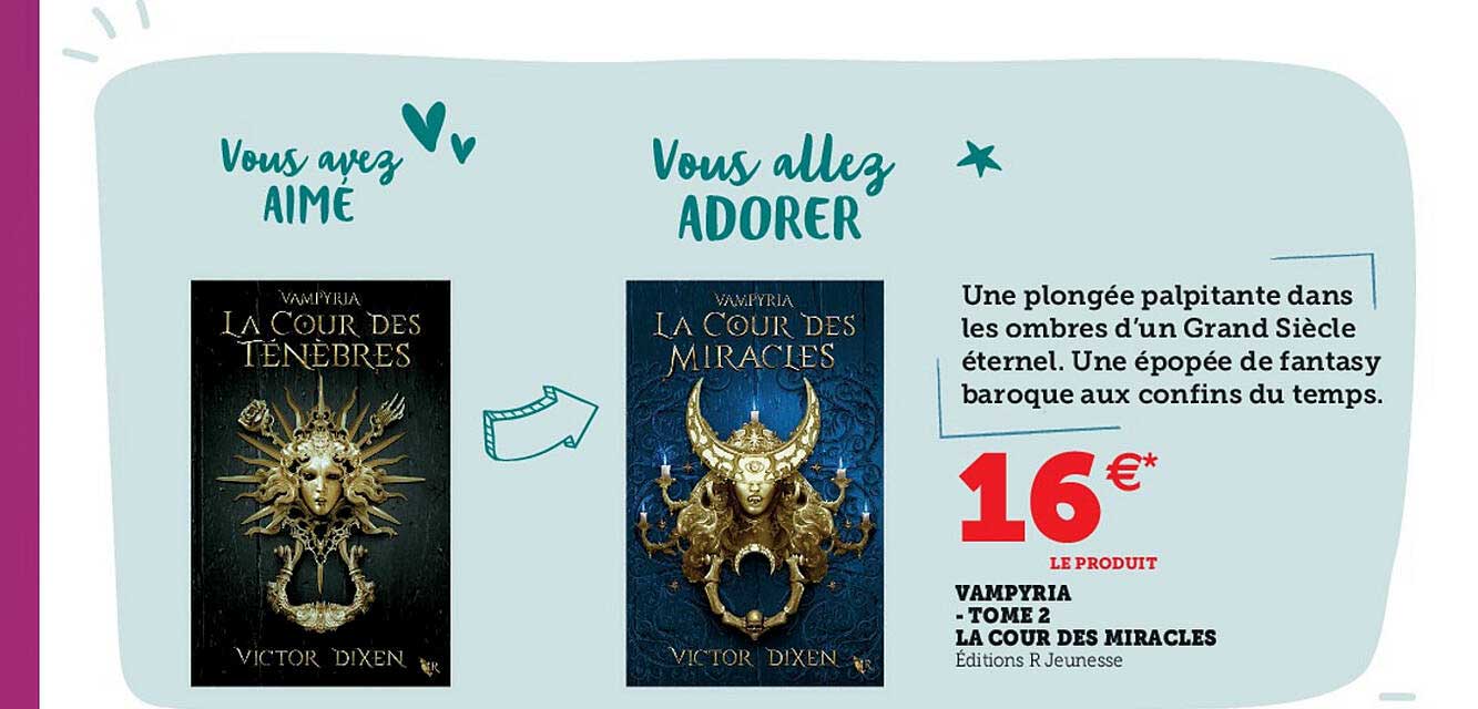 vampyria - tome 2 la cour des miracles