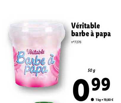 véritable barb e a papa