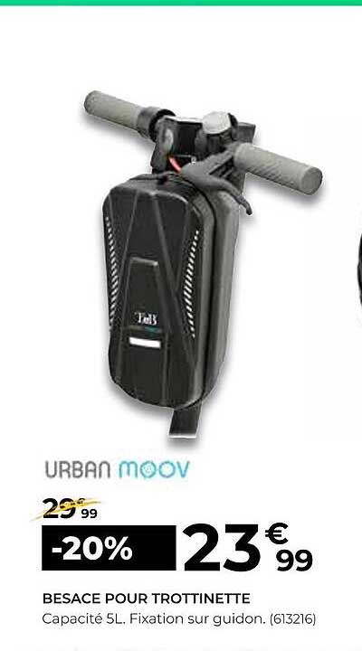 besace pour trottinette urban moov