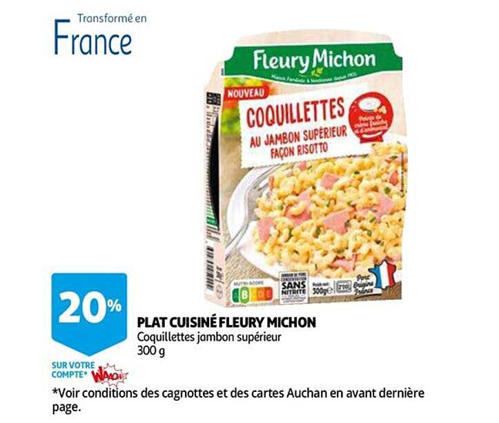 plat cuisiné fleury michon
