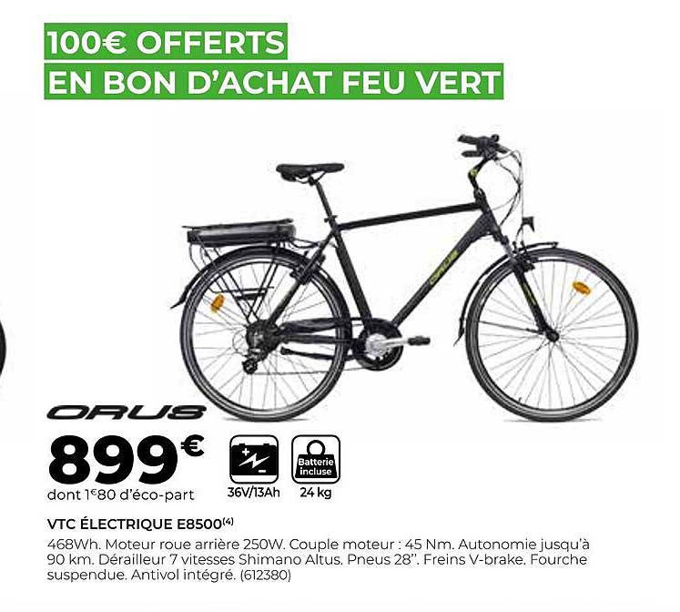 vtc électrique e8500 orus