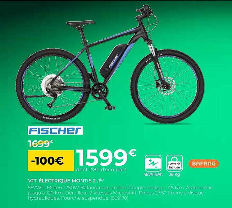 vtt électrique monts 2.1 fischer