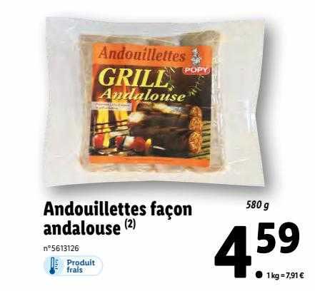 andouillettes façon andalouse