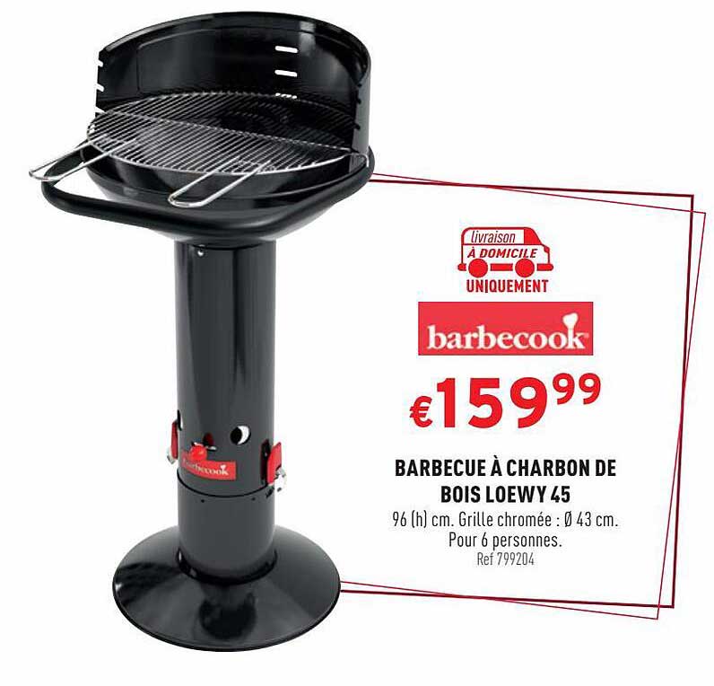 Barbecue à Charbon De Bois Loewy 45