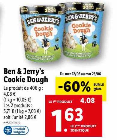 ben & jerry's cookie dough