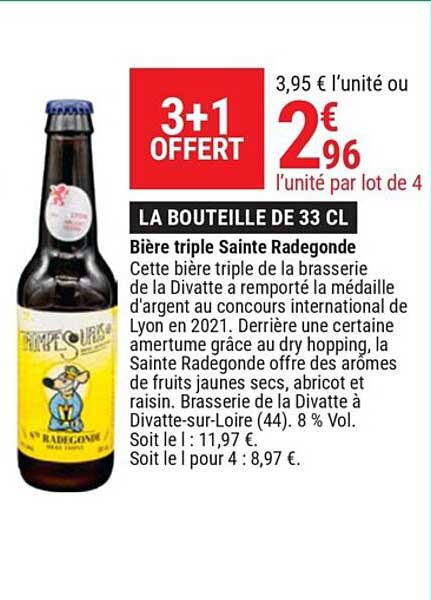 bière triple sainte radegonde