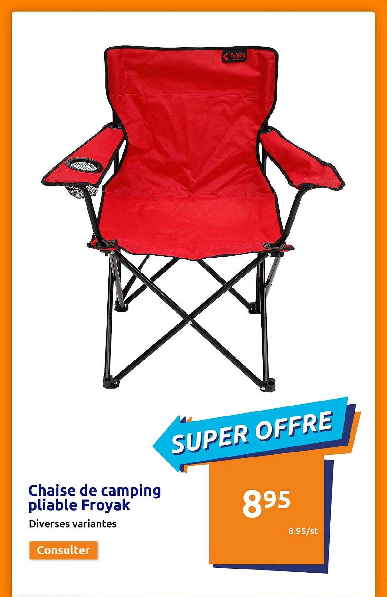 Chaise De Camping Pliable Froyak