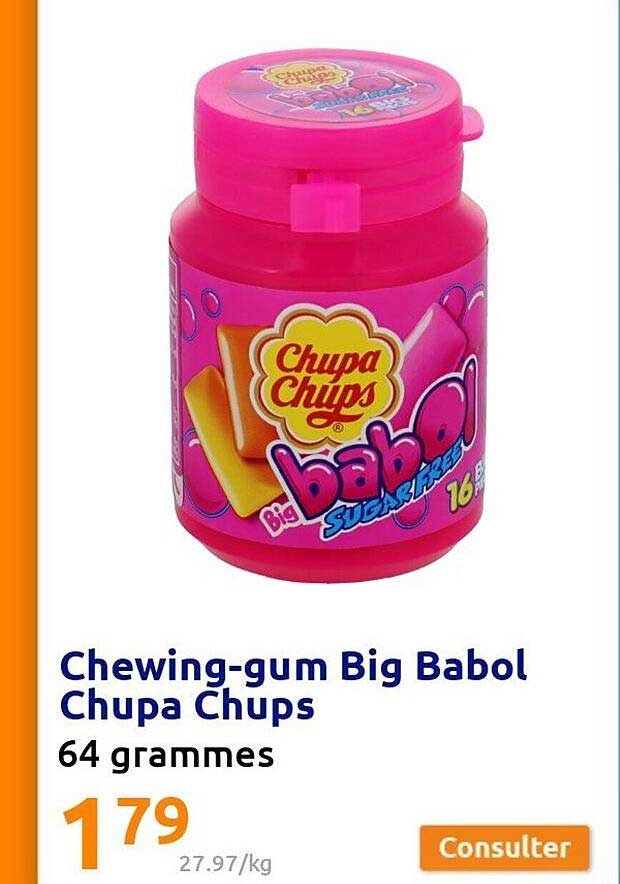 chewing-gum big babol chupa chups