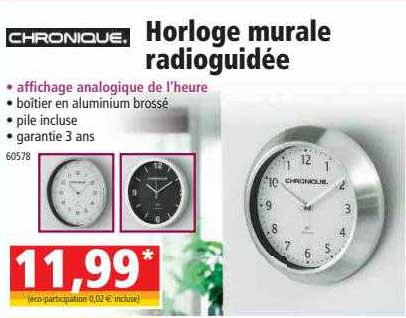 chronique horloge murale radioguidée