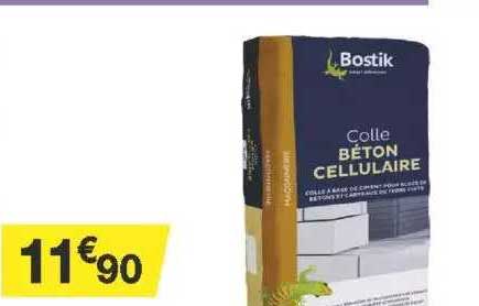 colle béton cellulaire bostik