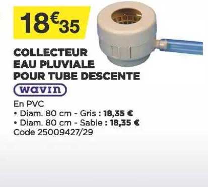 Collecteur Eau Pluviale Pour Tube Descente Wavin