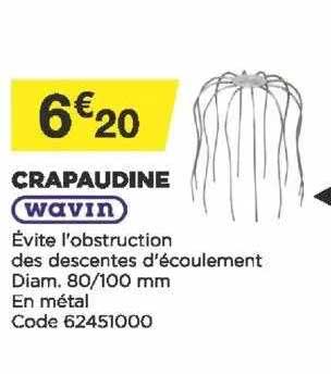 crapaudine wavin
