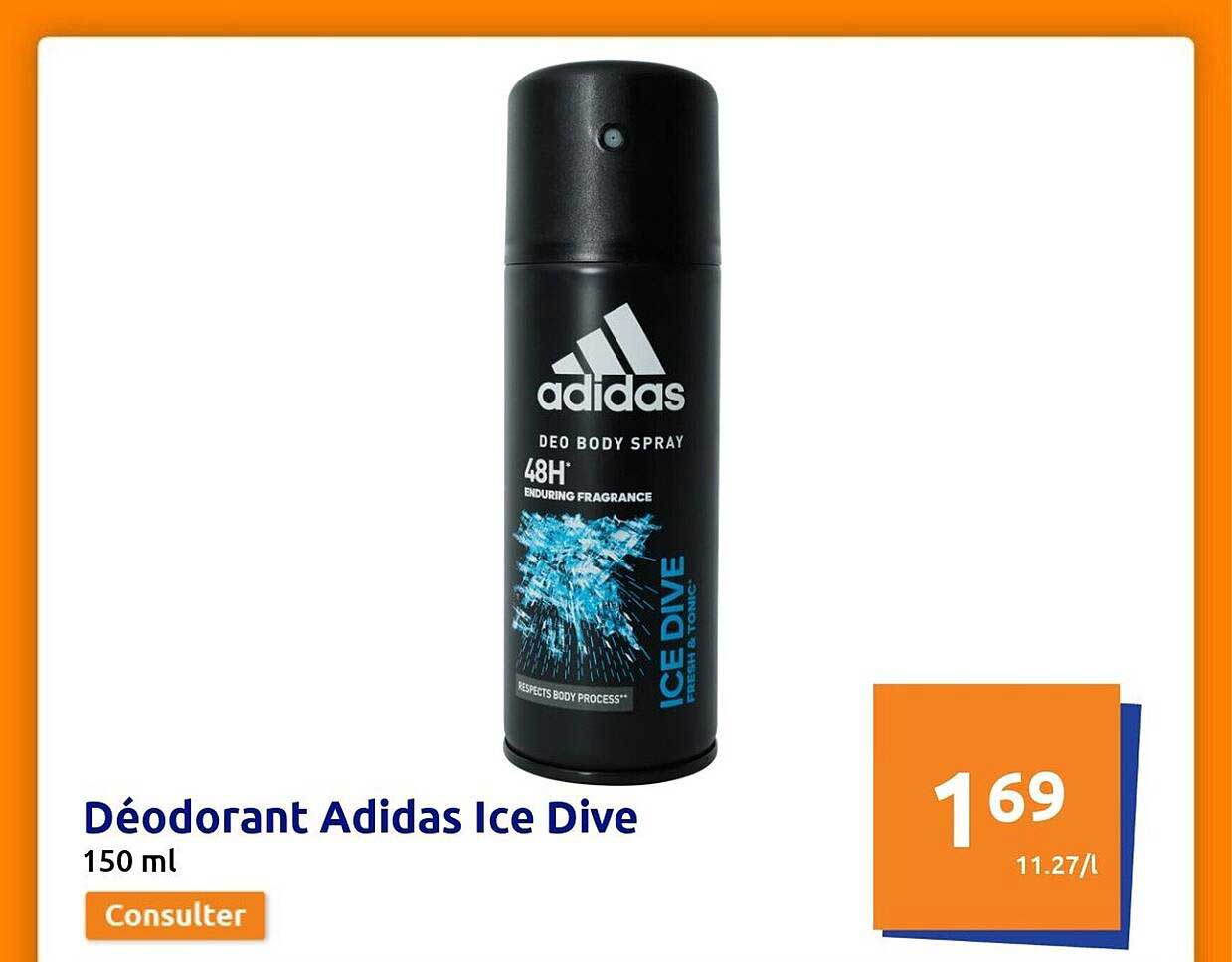 Déodorant Adidas Ice Dive