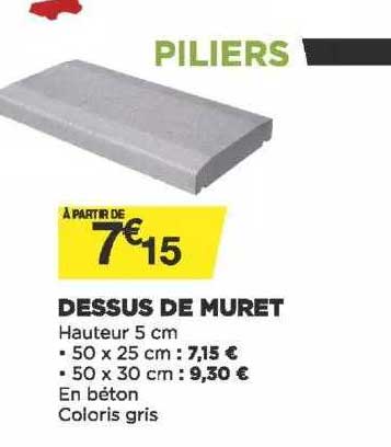 dessus de muret