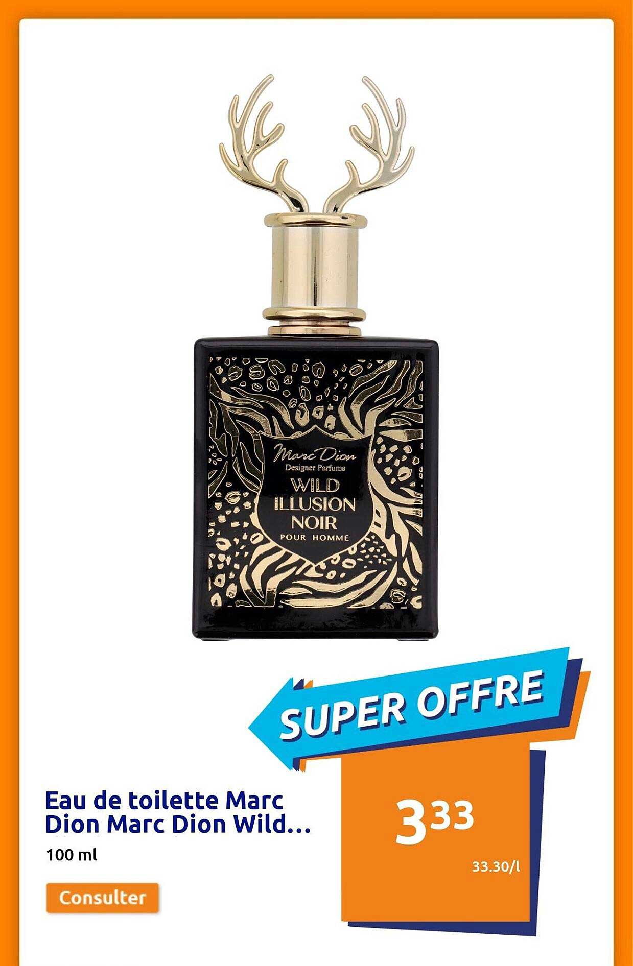 eau de toilette marc dion marc dion wild...