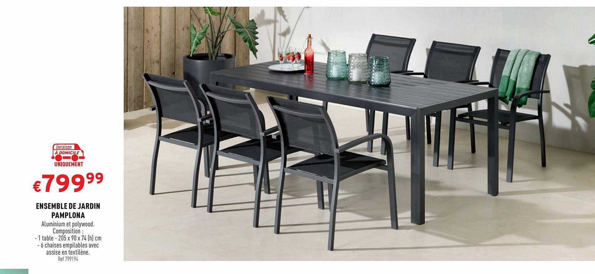 ensemble de jardin pamplona