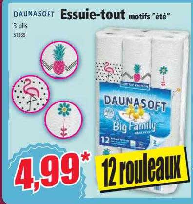 essuie-tout motifs "été" daunasoft