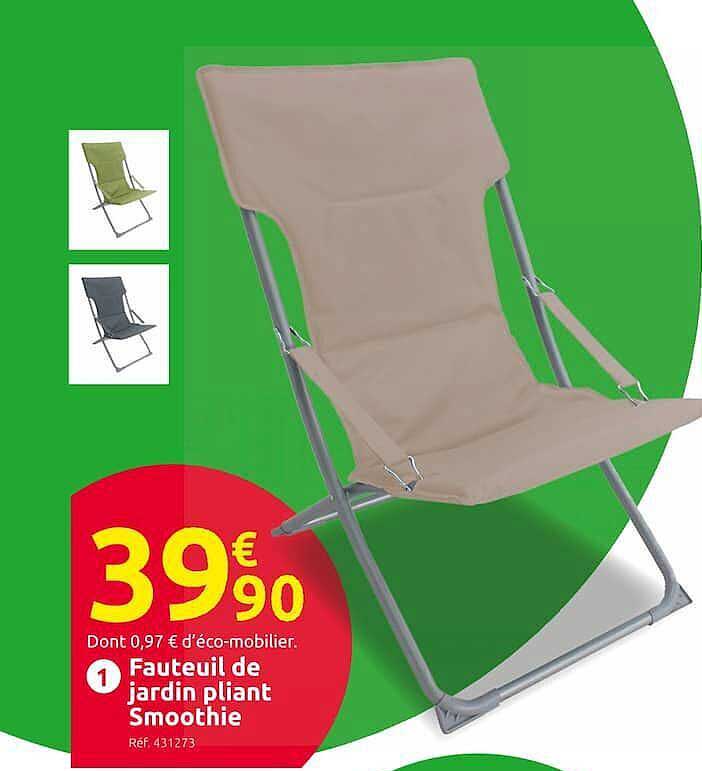 Fauteuil De Jardin Pliant Smoothie