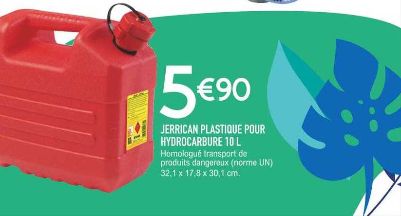 jerrican plastique pour hydrocarbure 10l