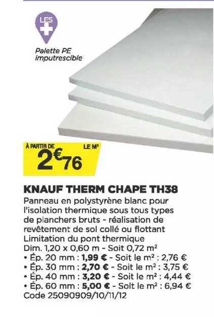 knauf therm chape th38