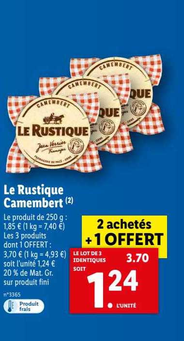 Le Rustique Camembert