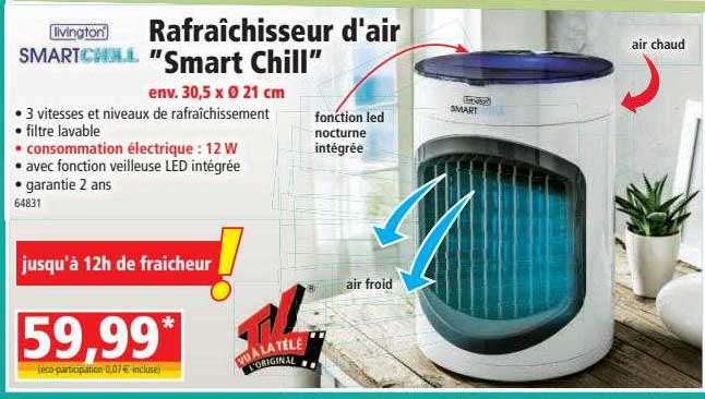 livington rafraîchisseur d'air "smart chill"