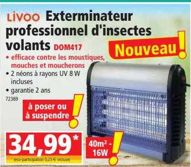 livoo exterminateur professionnel d'insectes volants
