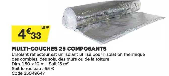 multi-couches 25 composants