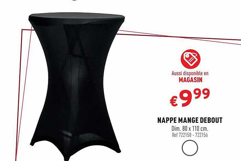 nappe mangé debout