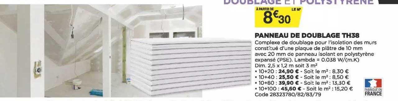 panneau de doublage th38