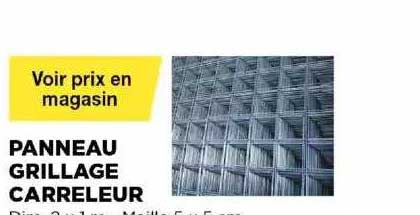 panneau grillage carreleur