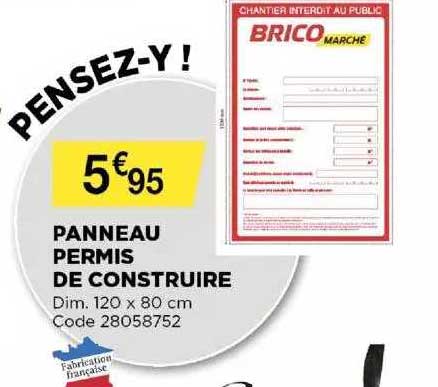 panneau permis de construire