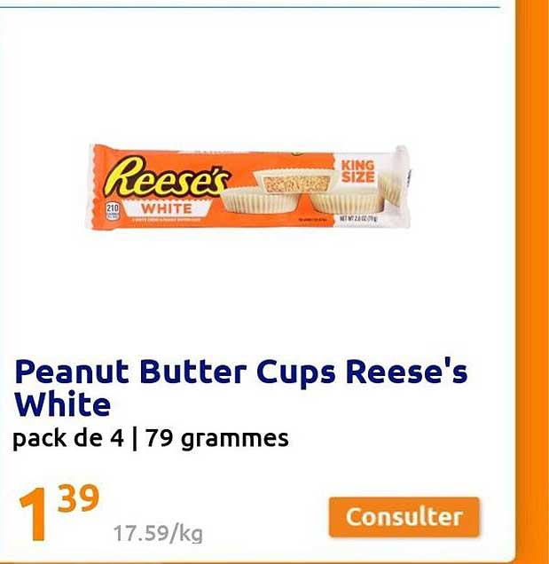 peanut butter cups reese's white