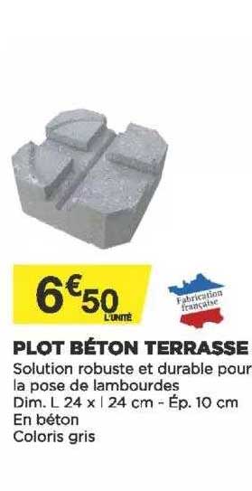 plot béton terrasse