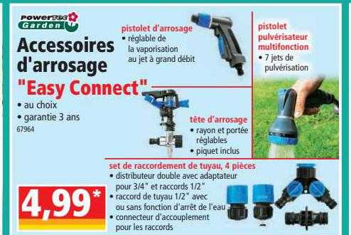 Powertec Garden Accessoires D'arrosage "easy Connect"
