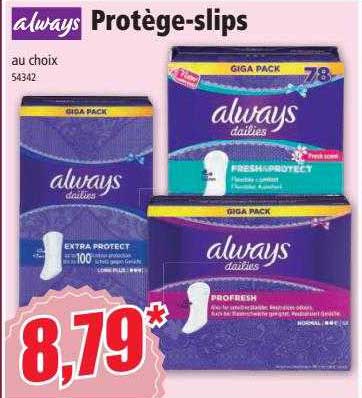 protège-slips always