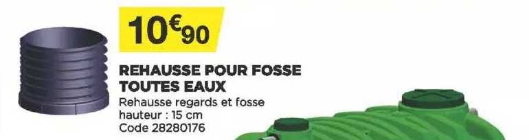 rehausse pour fosse toutes eaux