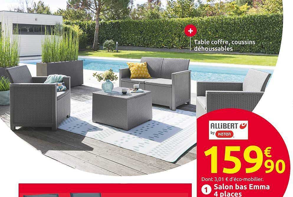 Salon Bas Emma 4 Places