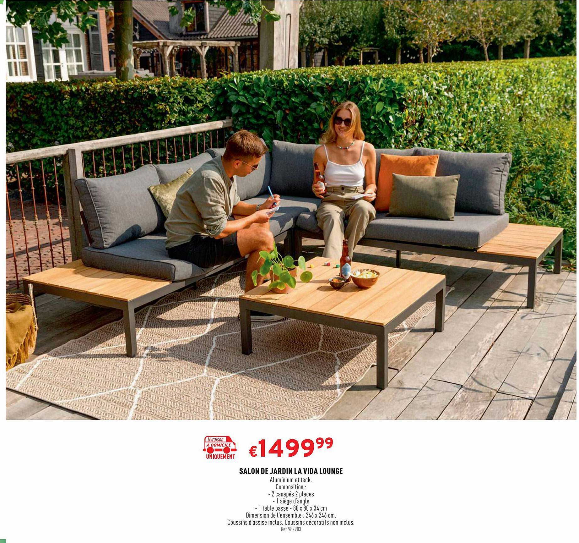 salon de jardin la vida lounge