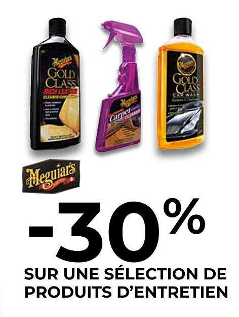 sélection de produits d'entretien