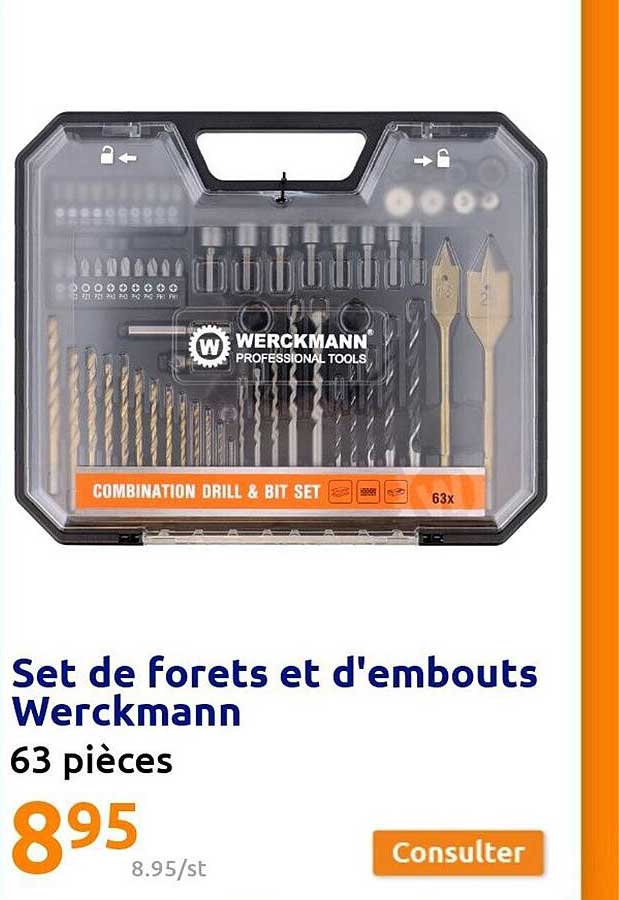 set de forets et d'embouts werckmann